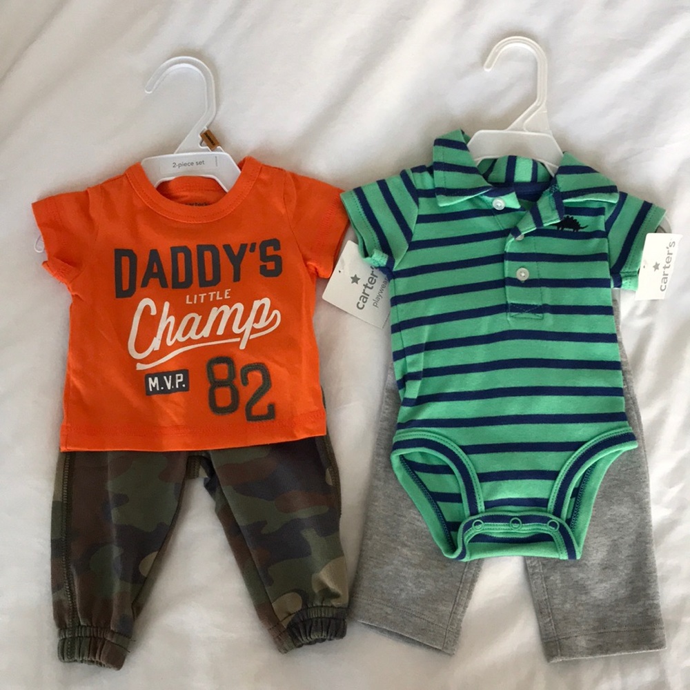 NWT Newborn boy sets (2)